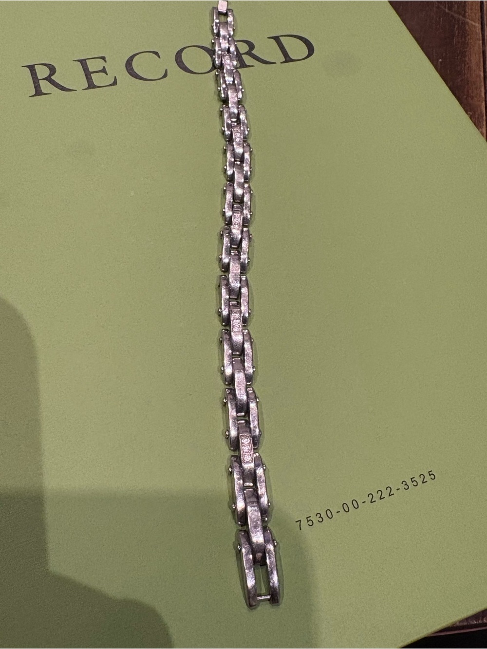 Classic Men’s Stainless Steel Bracelet – Silver Tone 9inches